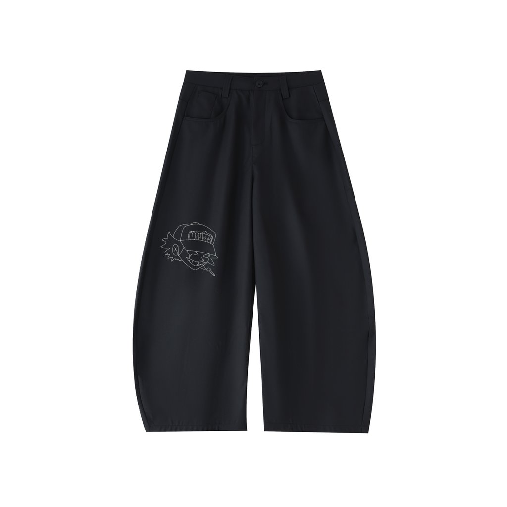 Essential Curved-Blade Suit Pants