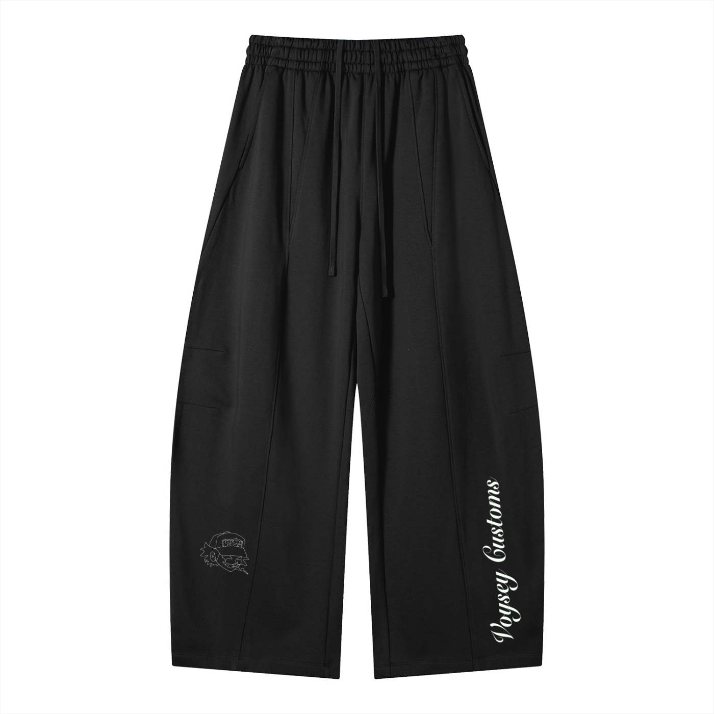 Heavyweight Wide Leg Panel Sweatpants