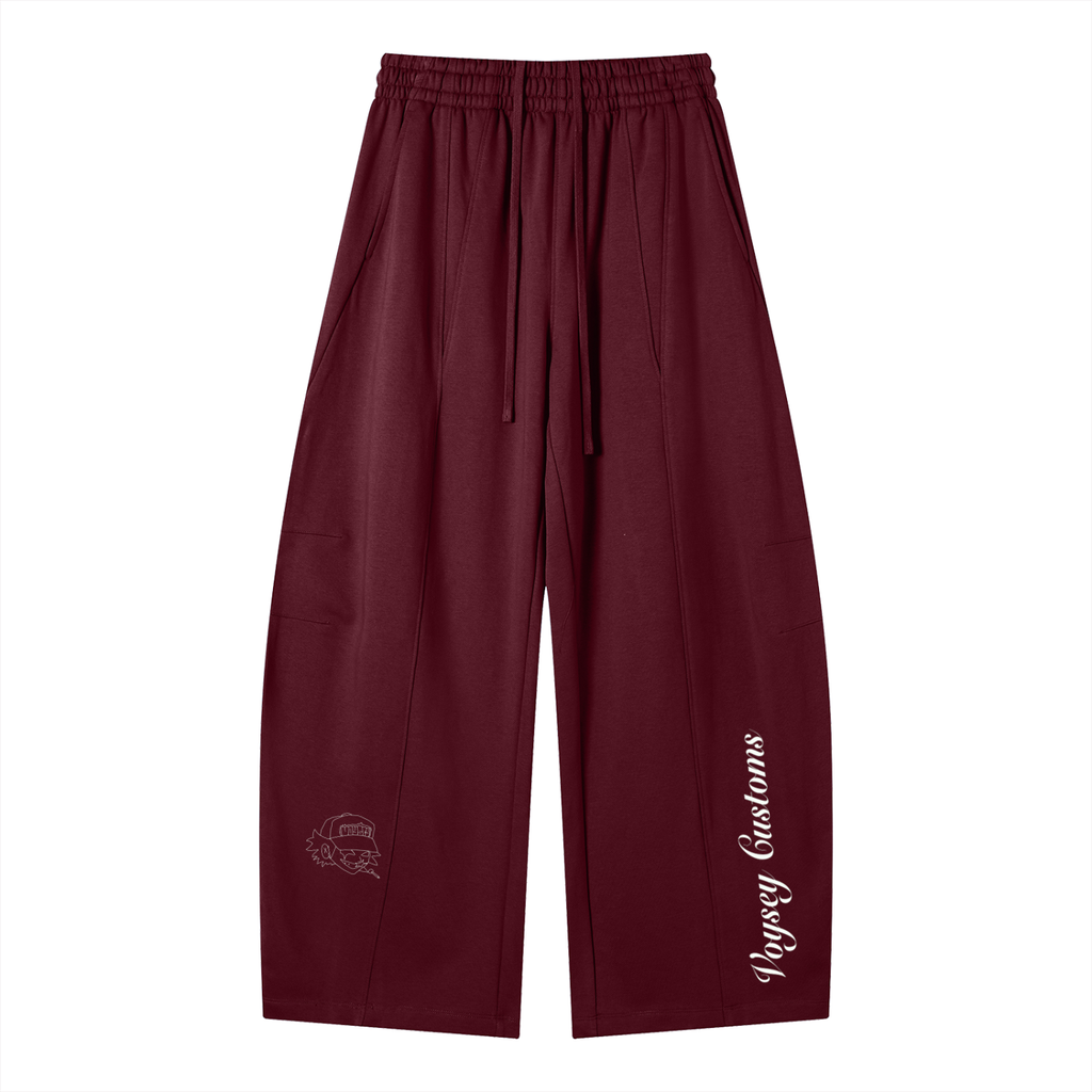 Heavyweight Wide Leg Panel Sweatpants