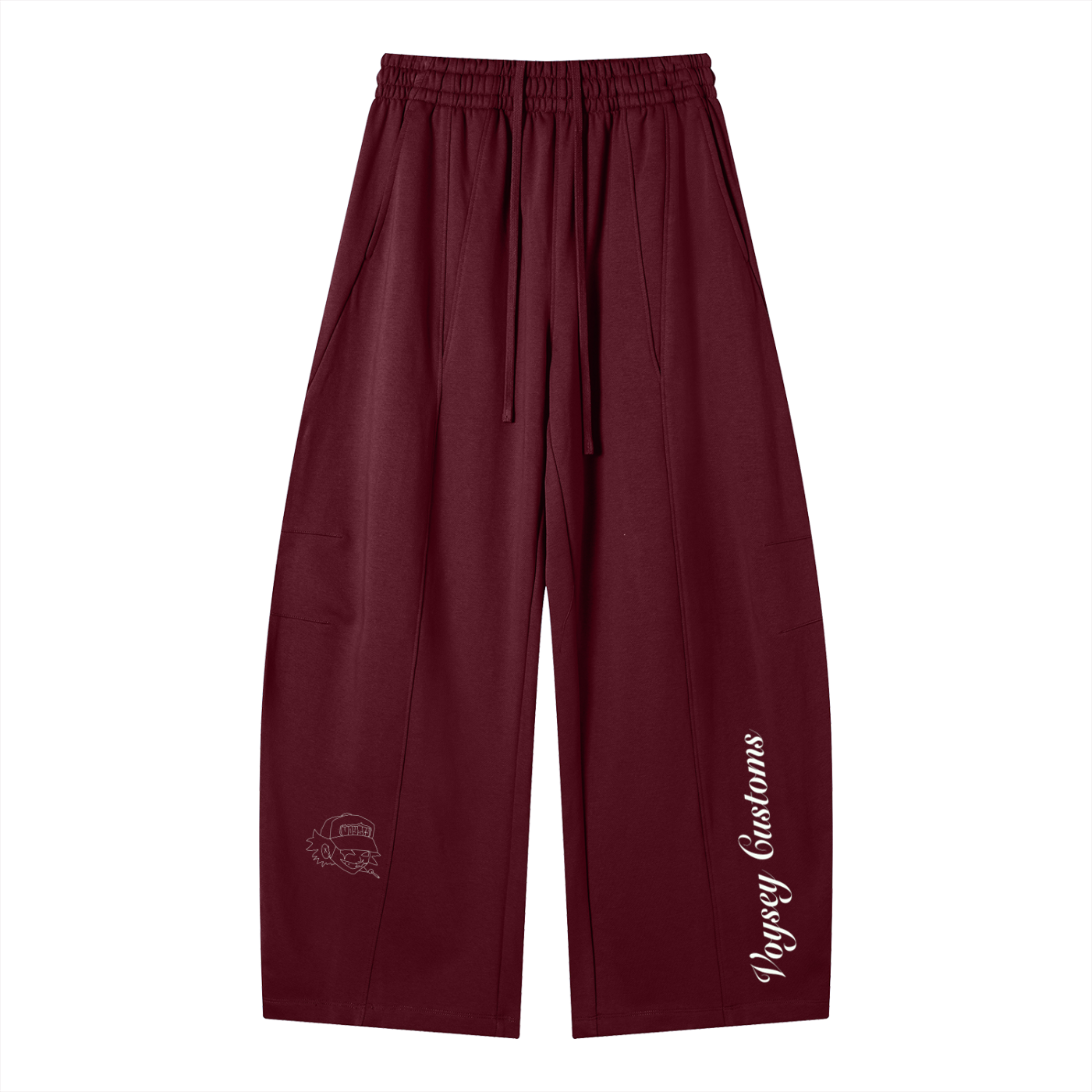 Heavyweight Wide Leg Panel Sweatpants