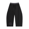 Plaid Waistband Barrel Sweatpants
